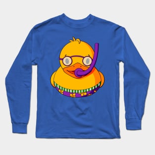 Beach Rubber Duck Long Sleeve T-Shirt